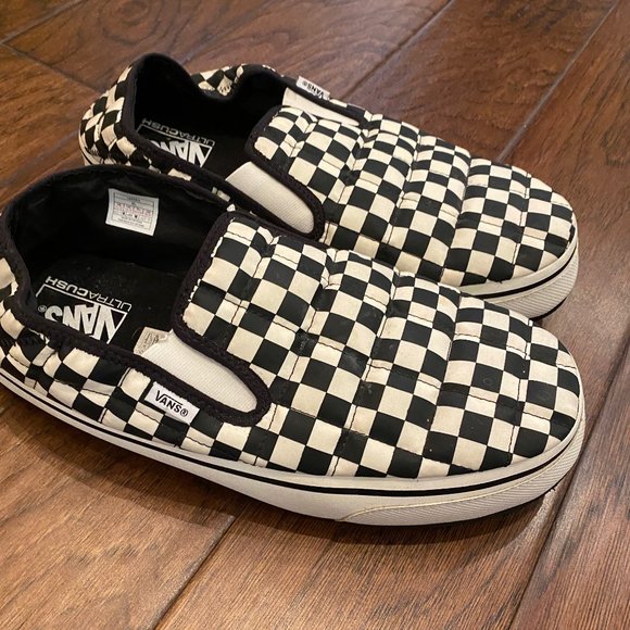 vans ultracush checkerboard